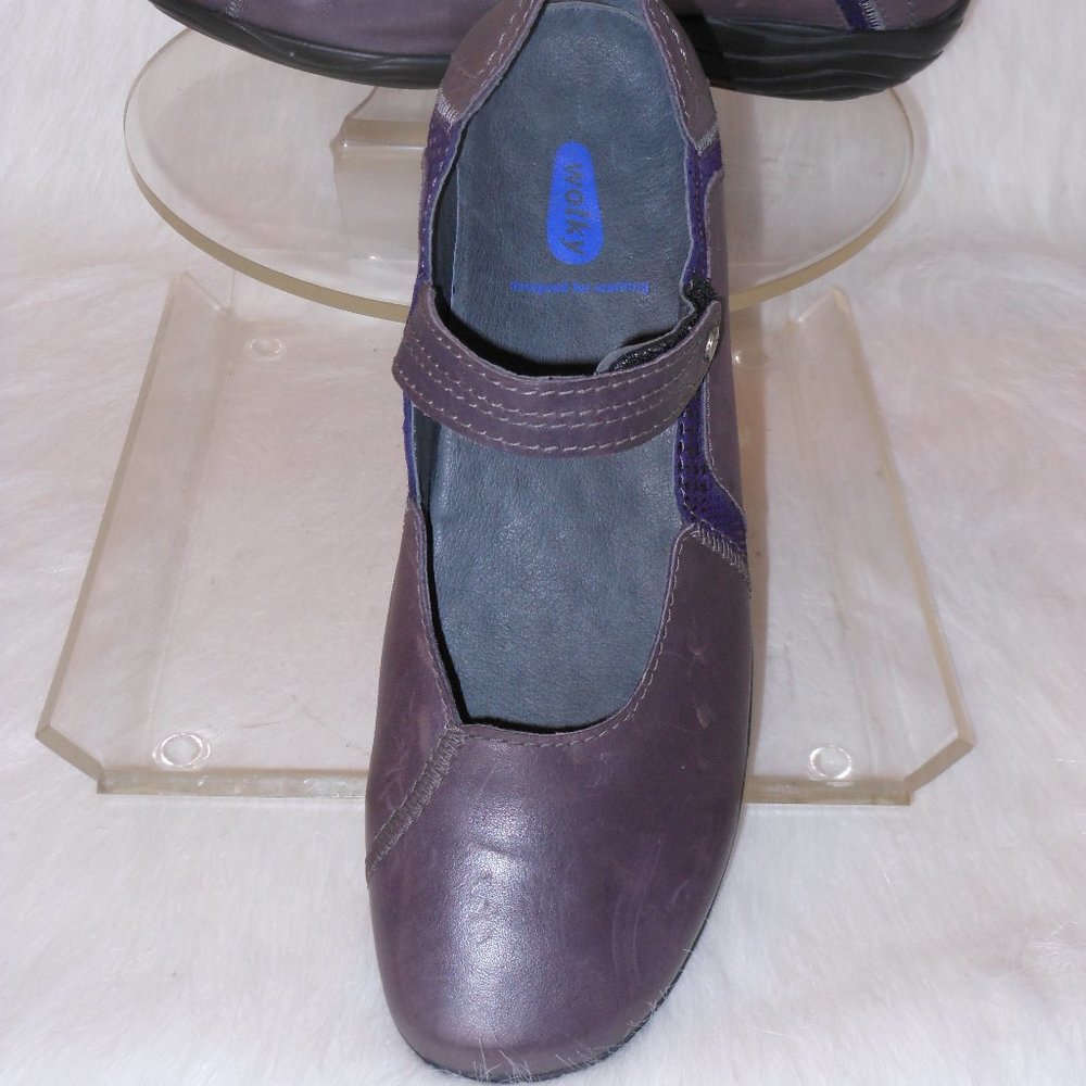 WOLKY PURPLE CROSSFOOT STRAP SHOES SIZE 43 (11) MEDIUM